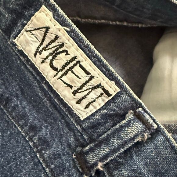 Vintage Ancient Jeans Denim Straight Tapered High Rise Mom 26” 27” Yoke - Picture 5 of 10